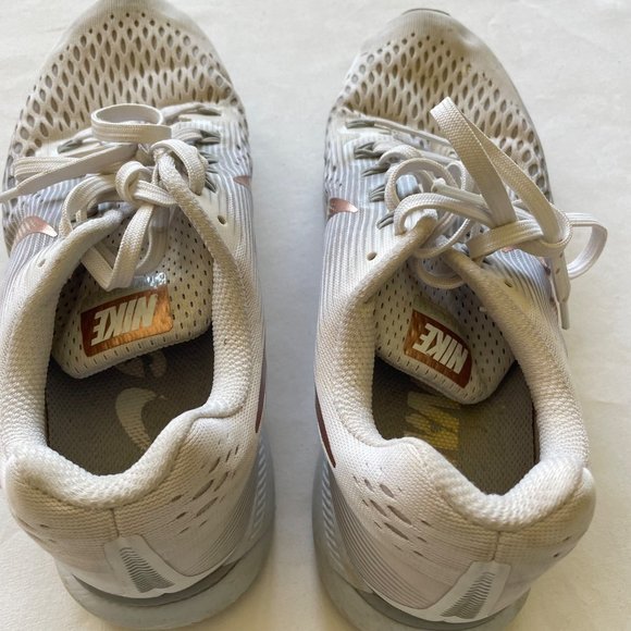 Women's Nike Air Zoom Pegasus 34 White Running Shoes Sneakers size 10 - Picture 9 of 11